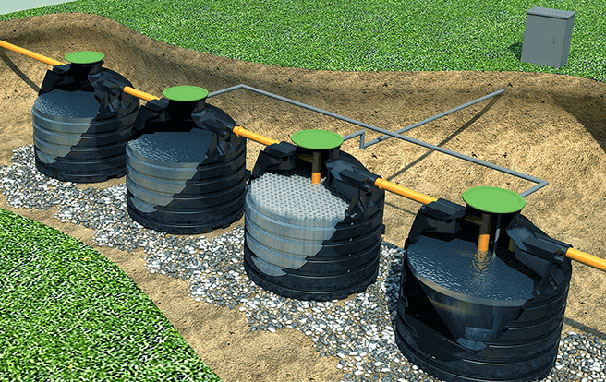 Estação de tratamento de esgoto doméstica compacta